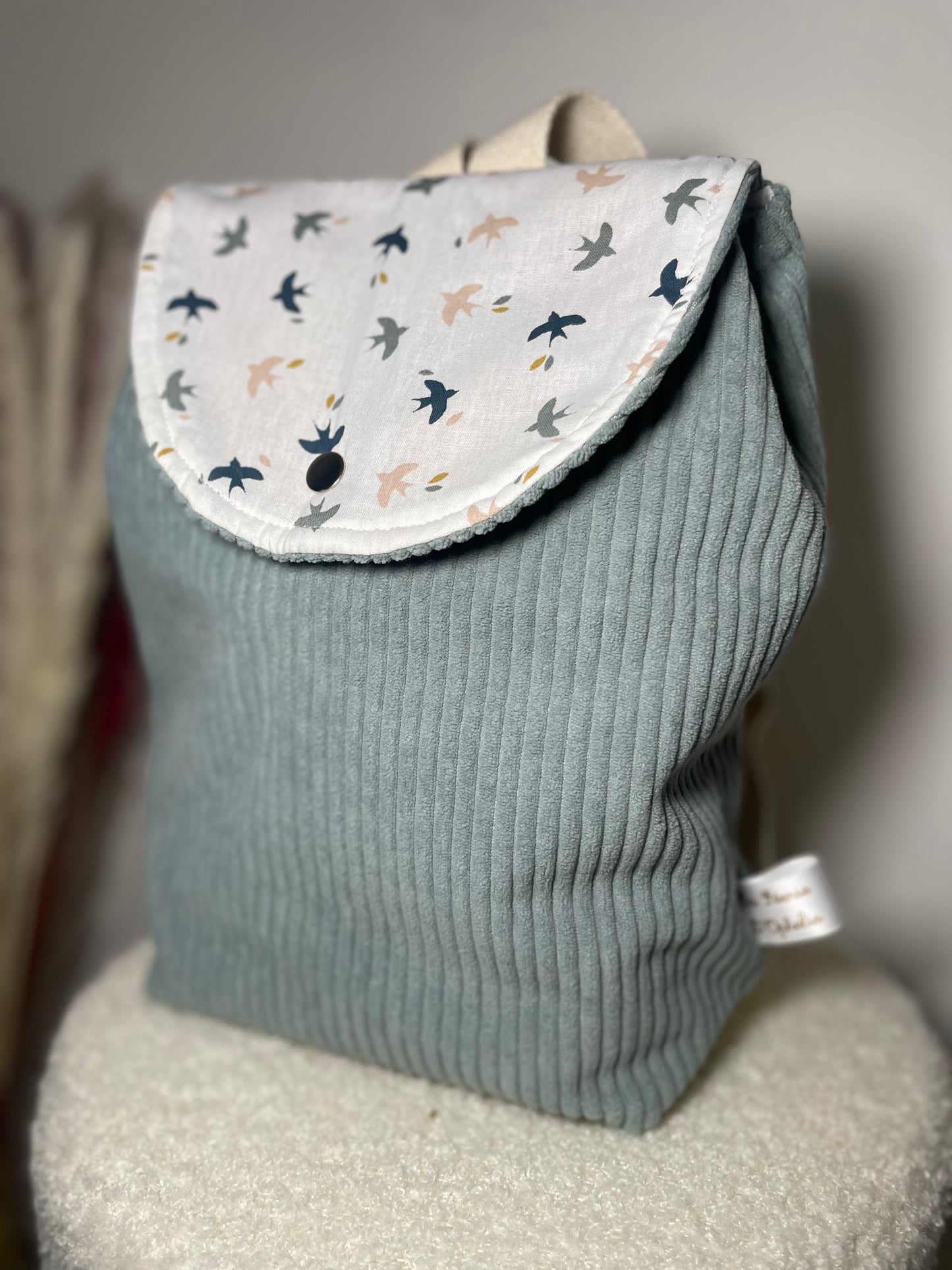 Sac a dos bleu ciel / hirondelle