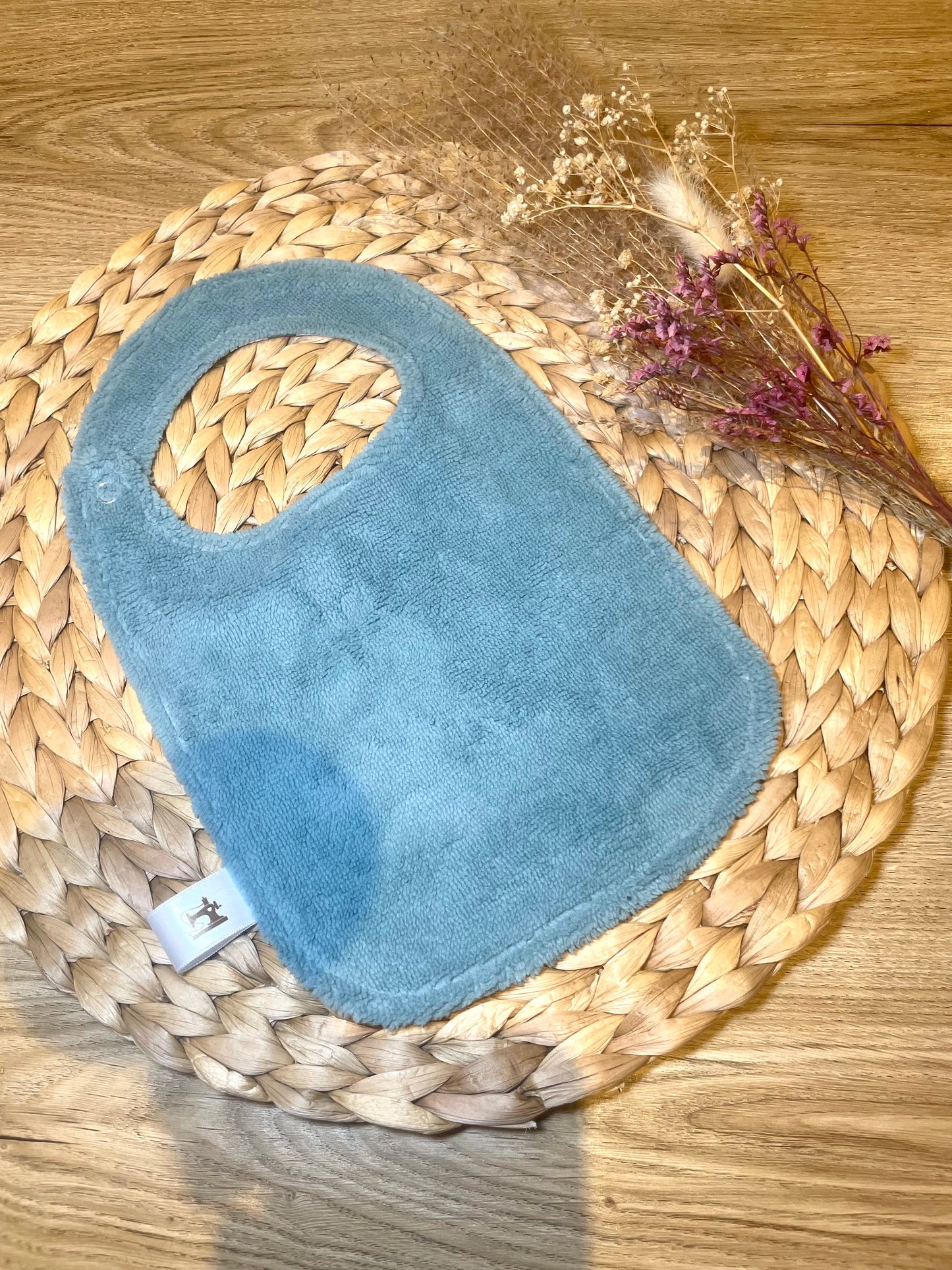 Bavoir baleine Bleu