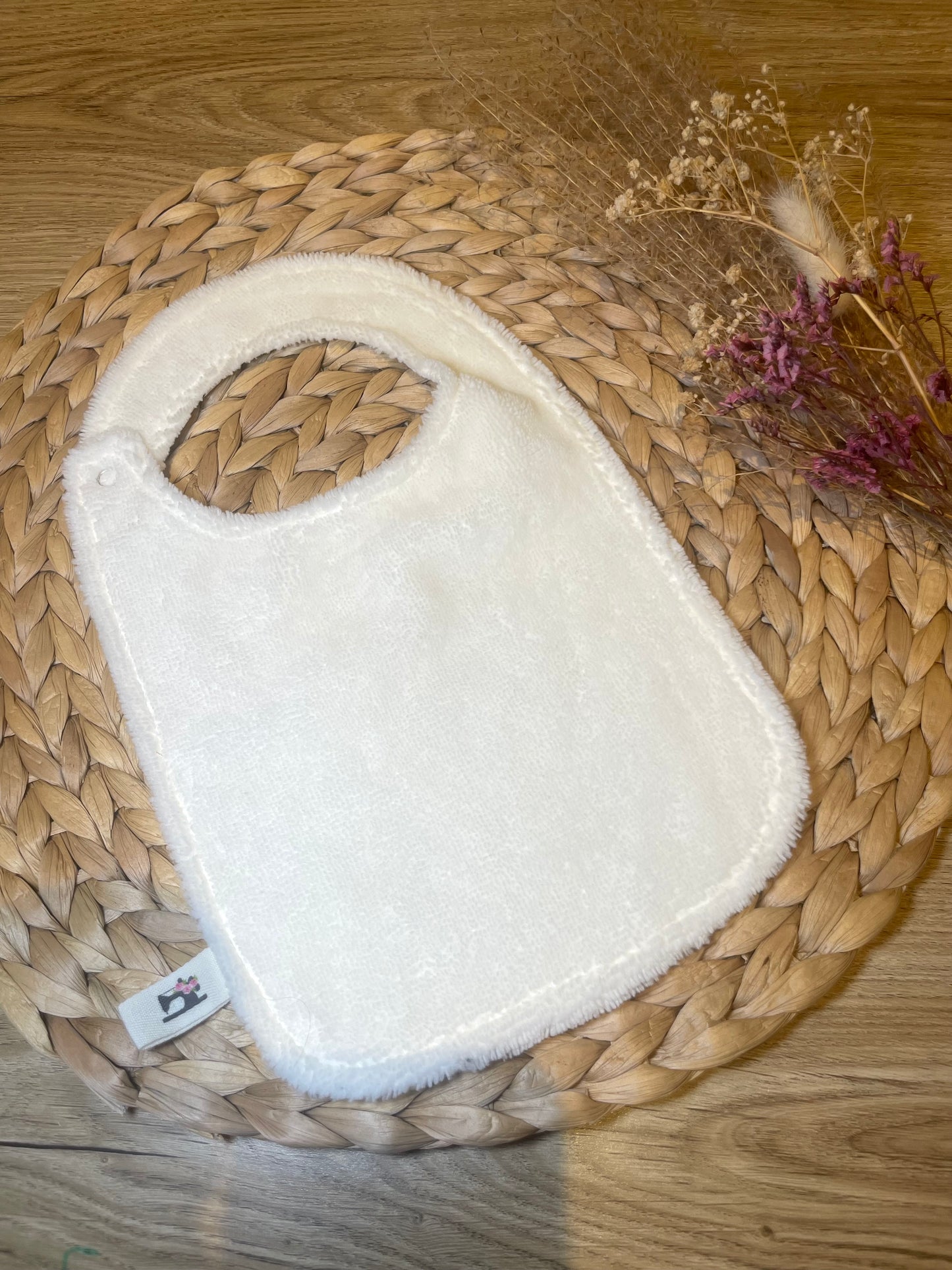 Bavoir petite feuille