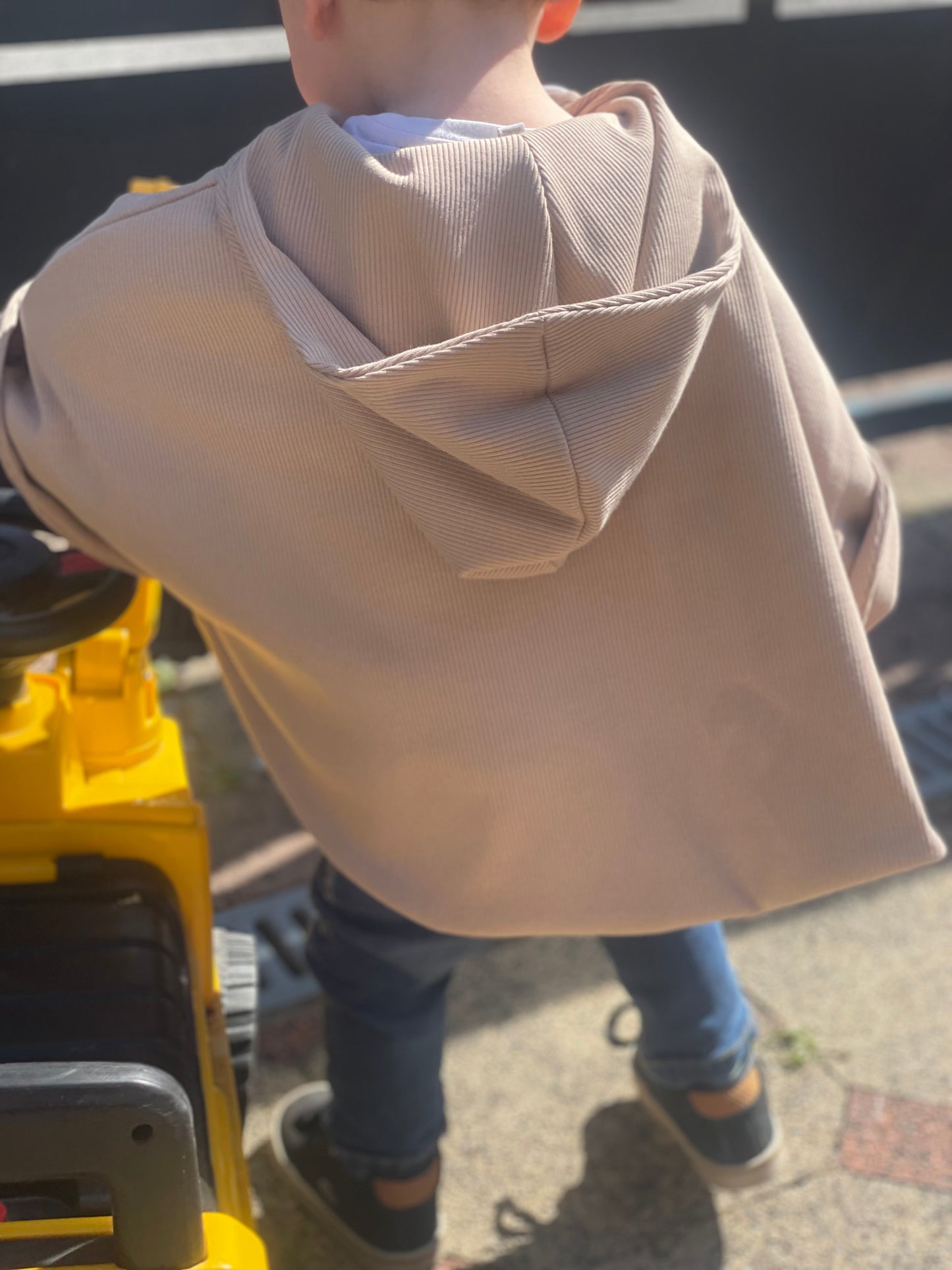 Poncho été jersey Beige foncé
