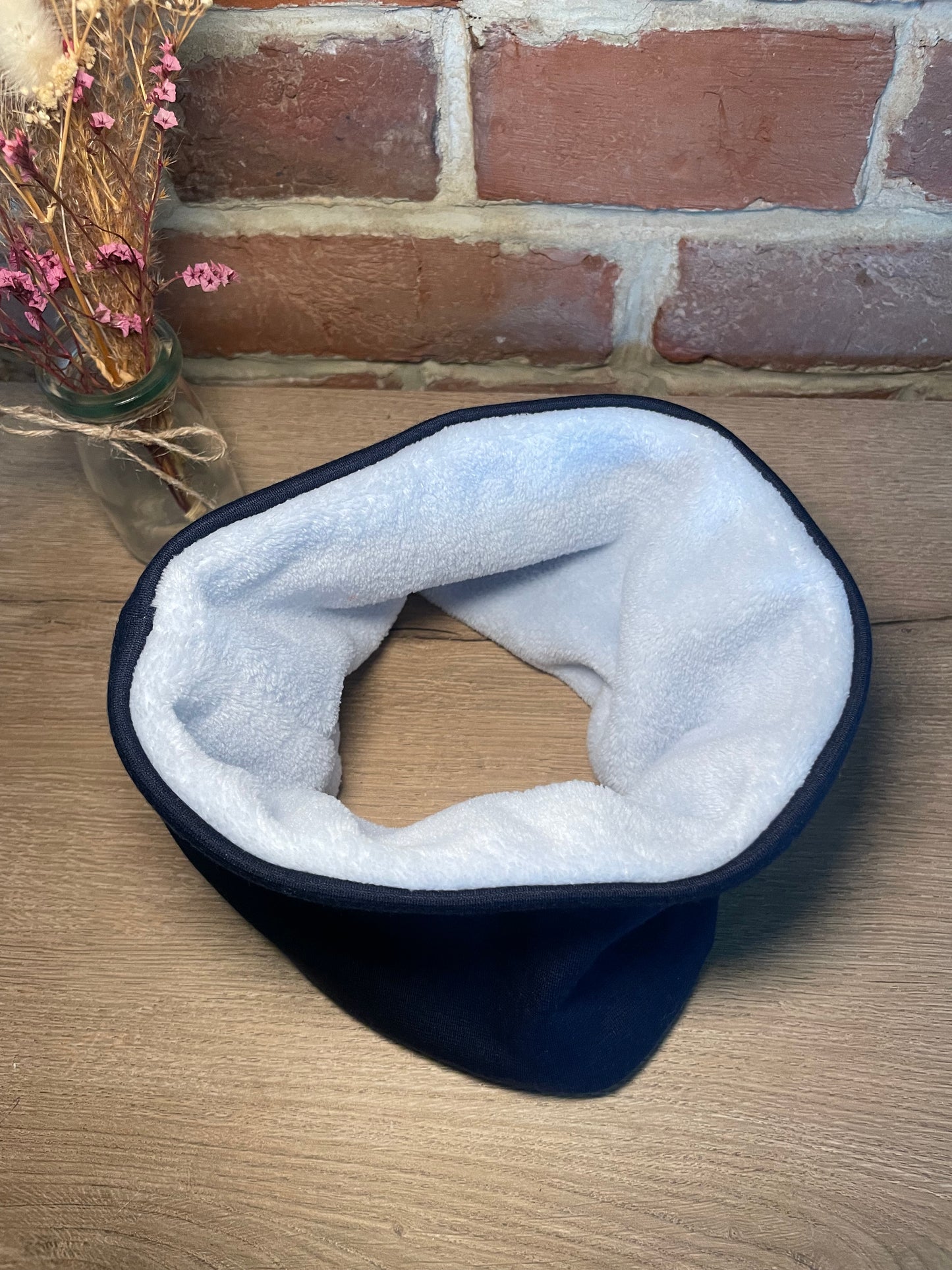 Snood enfant bleu marine