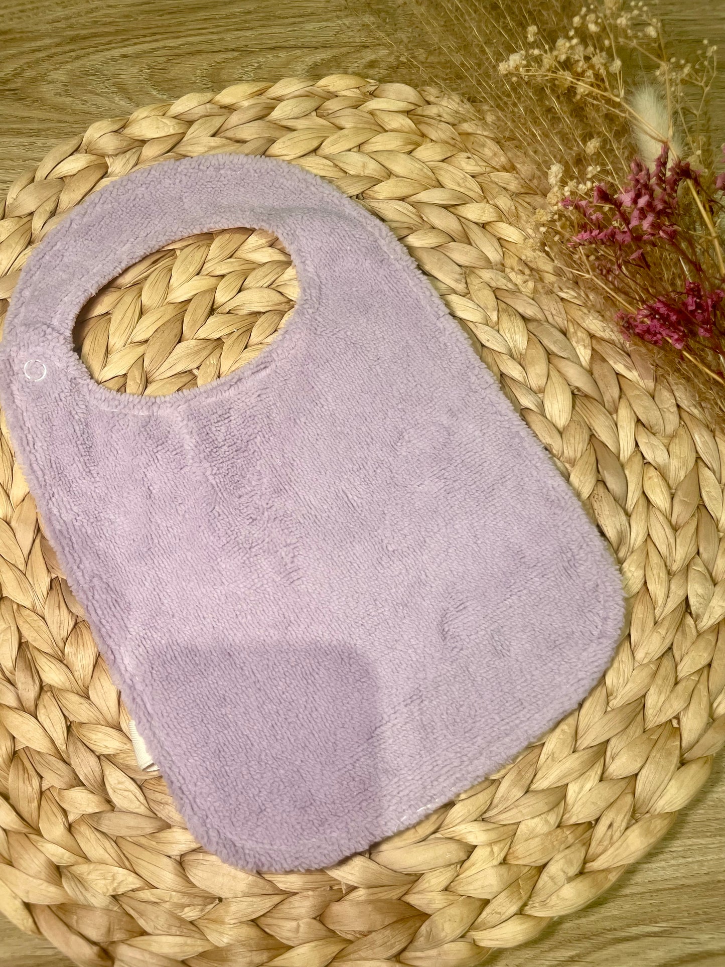 Bavoir Alice / mauve