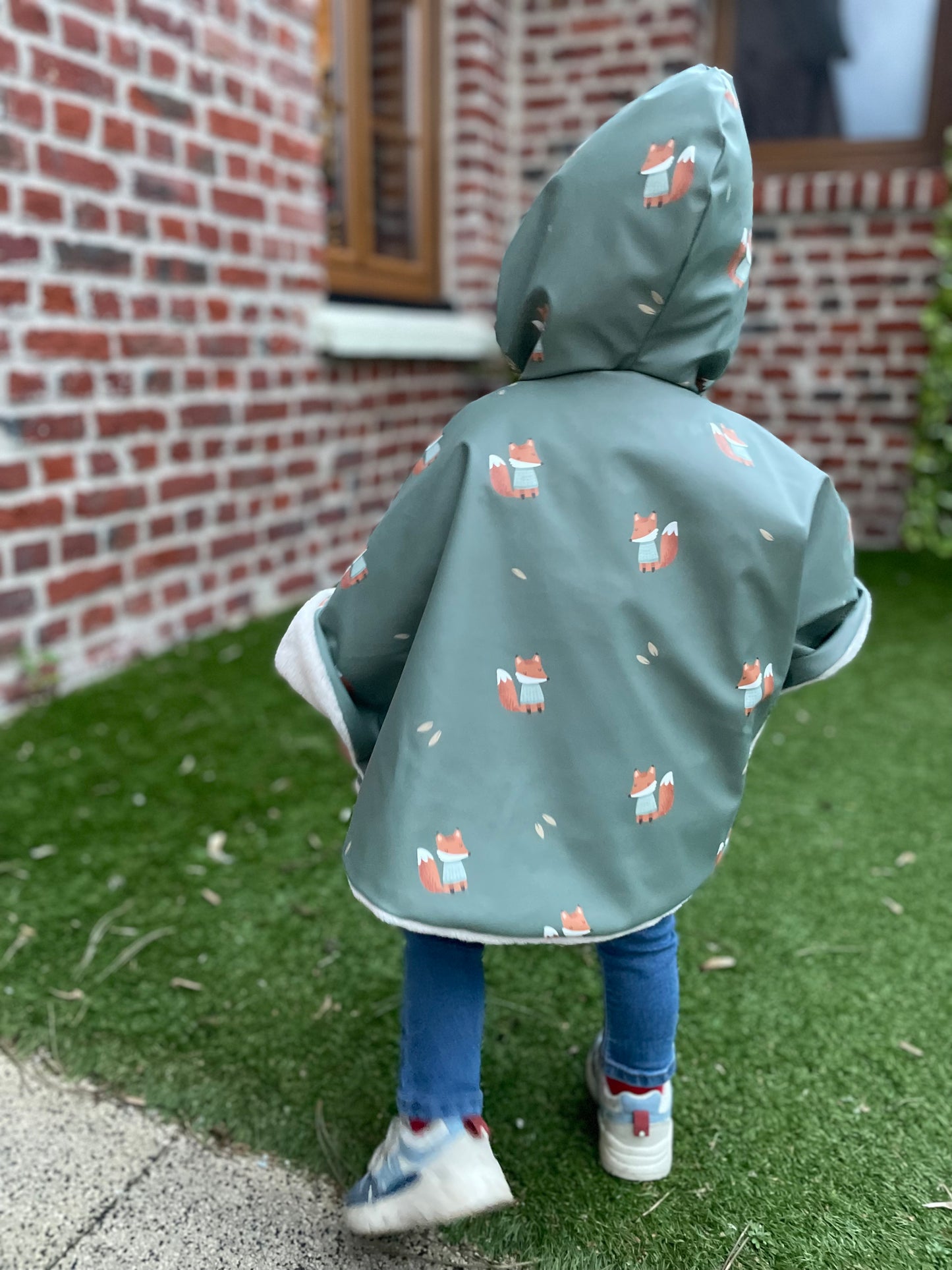 Poncho imperméable Renard