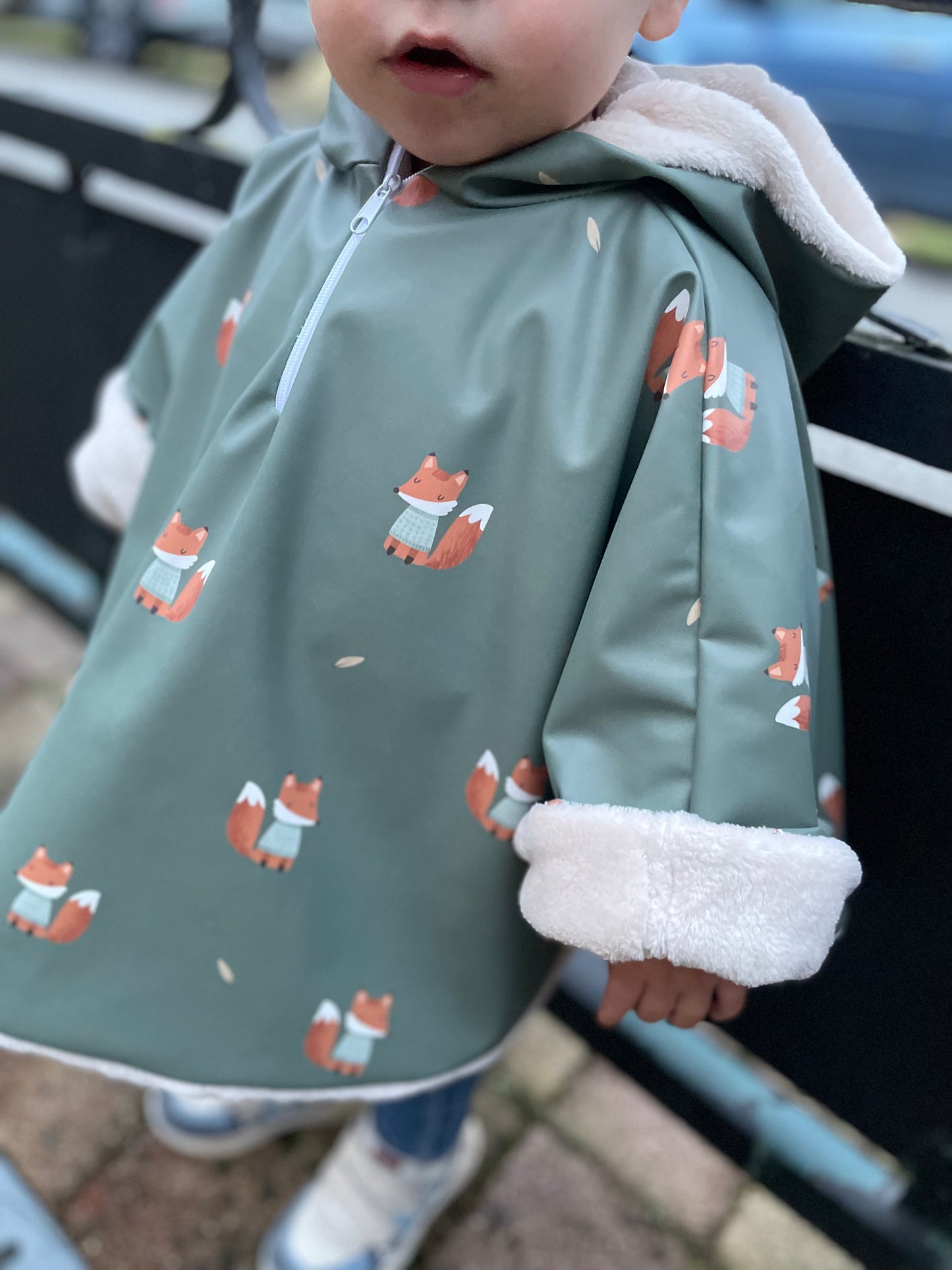 Poncho imperméable Renard