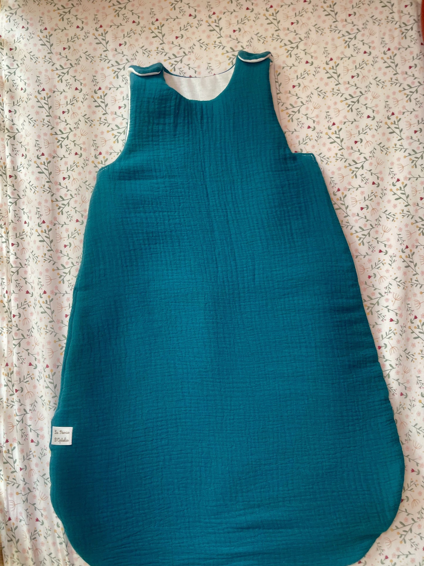 Gigoteuse hiver Bleu canard