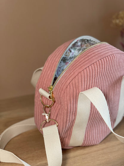 Sac à main rond Rose