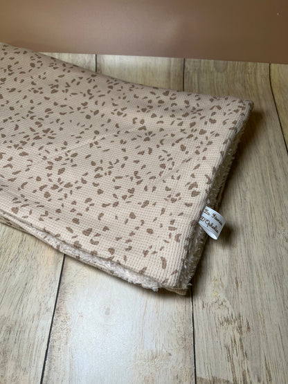 Couverture jersey beige