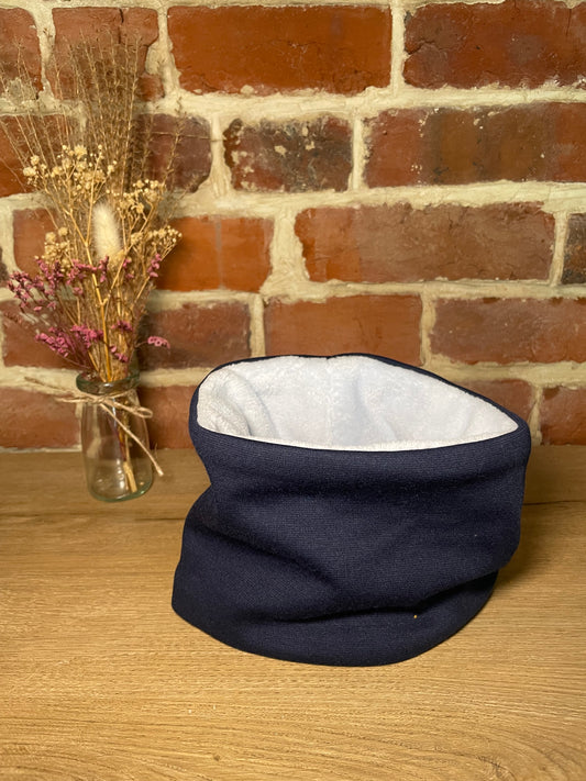 Snood enfant bleu marine