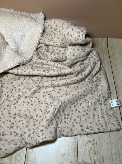 Couverture jersey beige