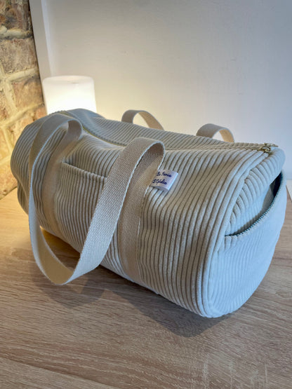 Mini sac bowling beige