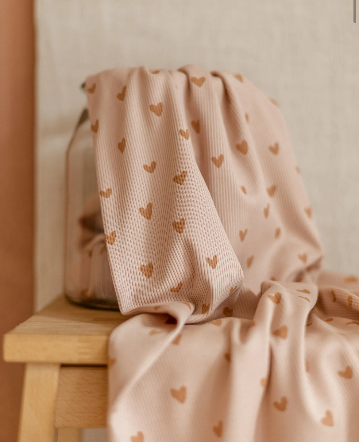 Poncho été jersey cœur