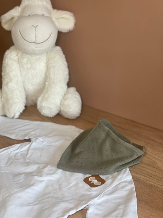 Bandana jersey ajouré kaki