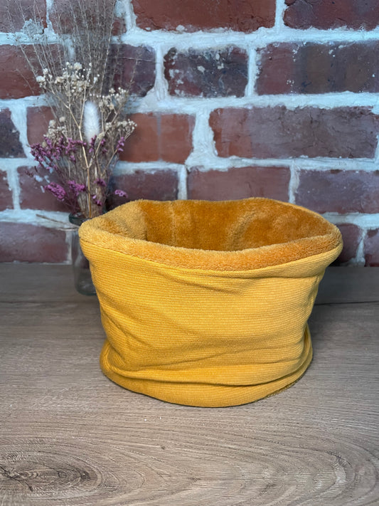 Snood enfant jaune