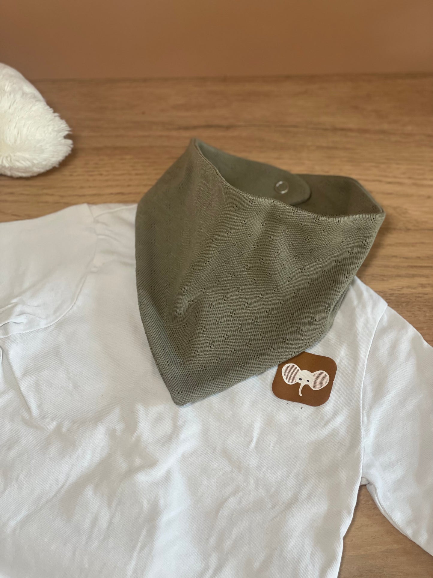 Bandana jersey ajouré kaki