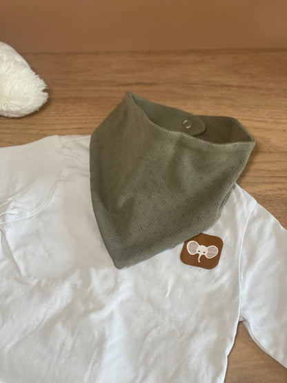 Bandana jersey ajouré kaki