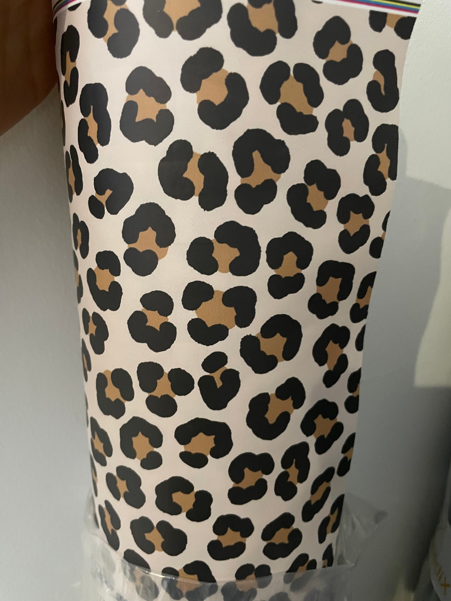 Tablier à manches léopard