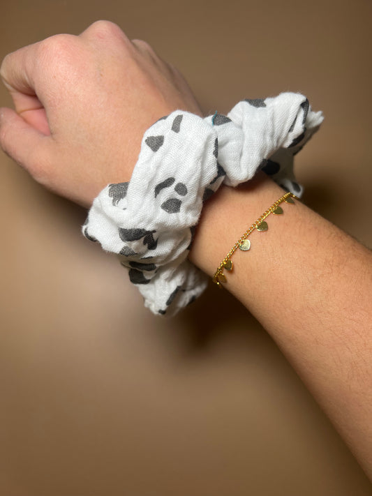 Chouchou Leopard gris