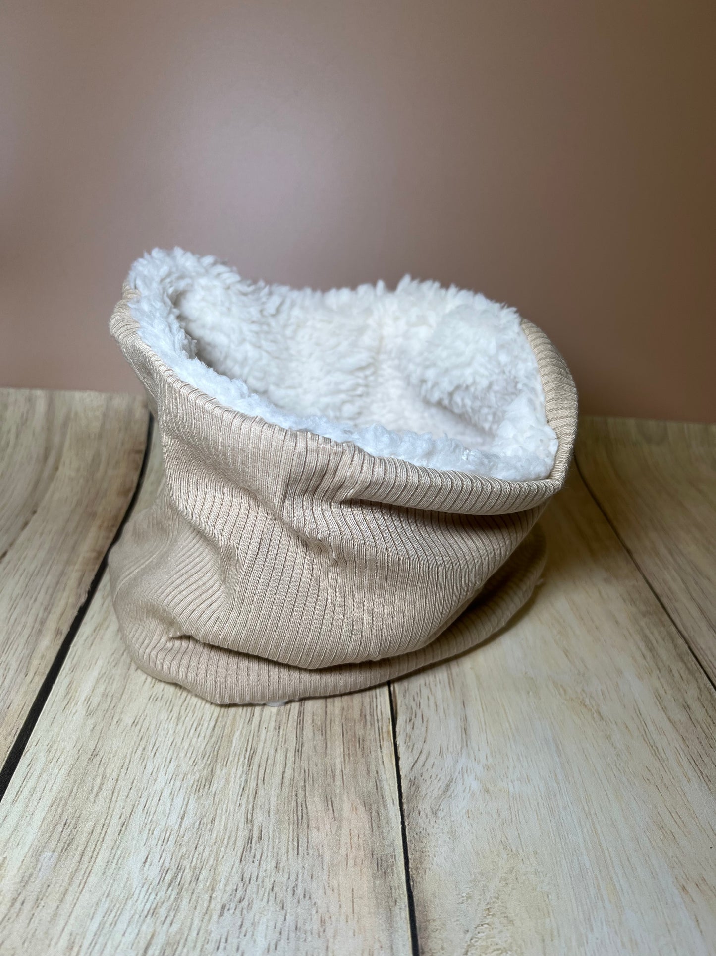 Snood enfant jersey cotelé