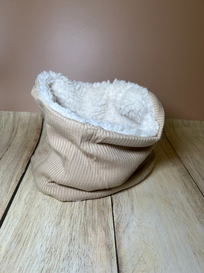 Snood enfant jersey cotelé