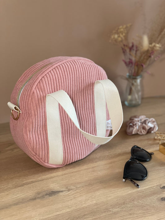 Sac à main rond Rose