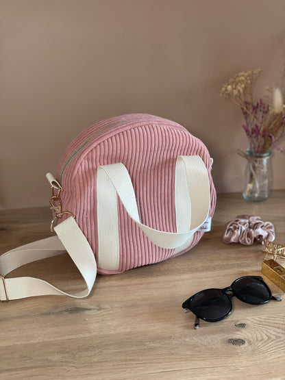 Sac à main rond Rose