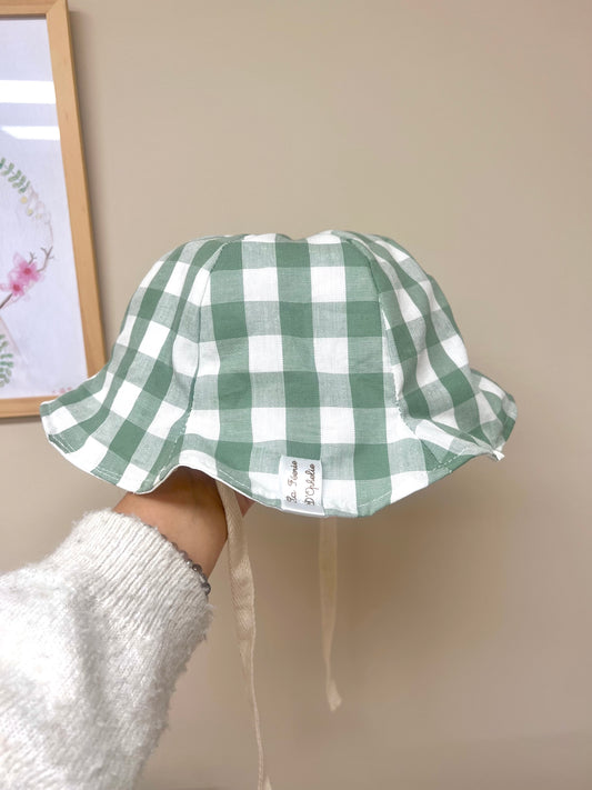 Chapeau Noa - Vichy vert