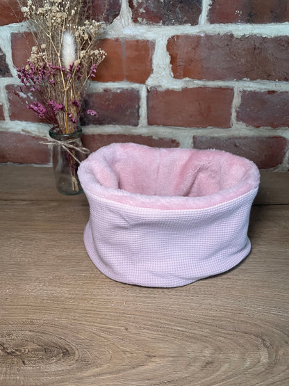 Snood bébé rose