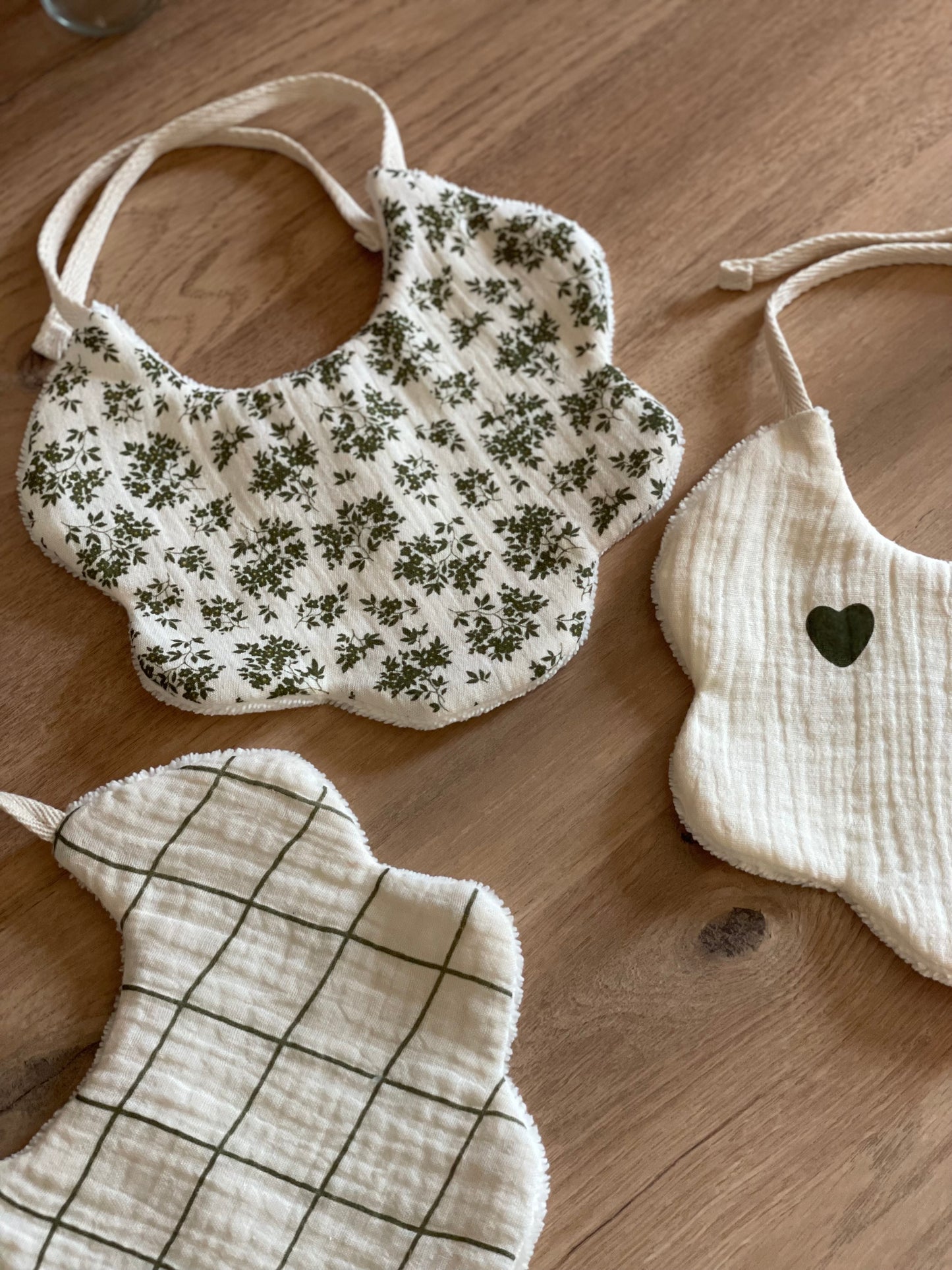 Trio bavoir Sacha