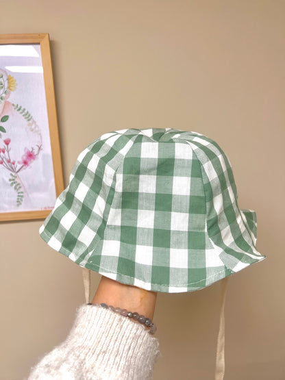 Chapeau Noa - Vichy vert
